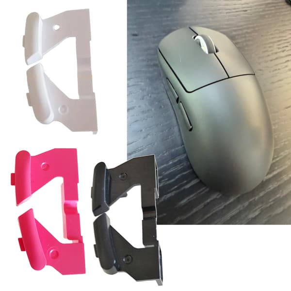 1PC sideknapper sideknap til GPRO X SUPERLIGHT2 musesideskaladgang White