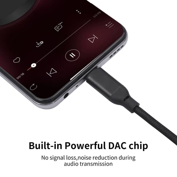 Holdbar USB C til 2RCA Y Splitter Lydkabel til hjemmelyd Bilstereo 3m