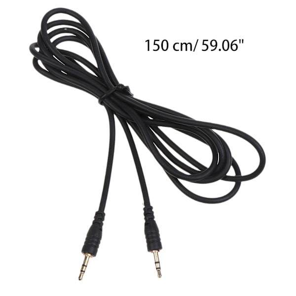 2,5 mm Stereo Audiokabel Förlängning Hane till Hane Trasselfri Kabel för Hörlurar