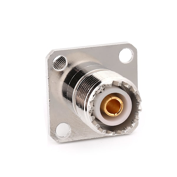 UHF SO239 Hon till Hon med Panelmontage RF-kontakt Koaxialomvandlare Adapter