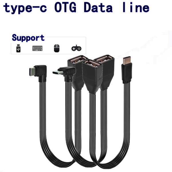 Nopea 480Mbps USB C - USB 2.0 OTG-sovitin ulkoisille tallennuslaitteille 10cm - UP