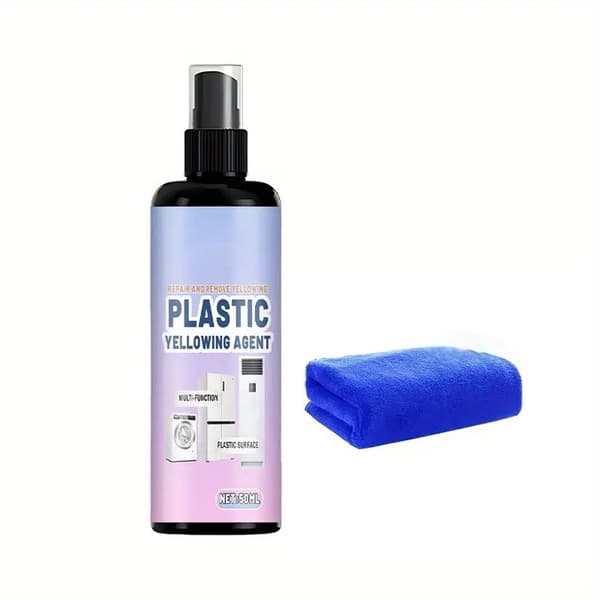 50/100 ml restaureringsmiddel med håndklæde pletfjerner apparat gulningsfjerner null - 100ml