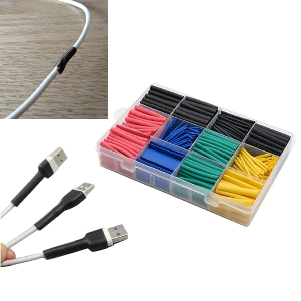 Wire Protector Sleeve Kit Varmekrympeslange i flere størrelser for forbedringer 2