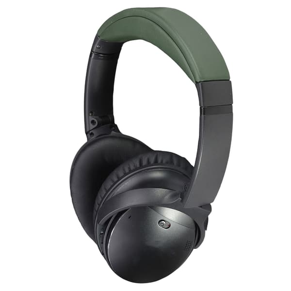 Erstatnings øreputer hodebøyle for QC45 QC35 hodetelefoner øreputer ørepute White