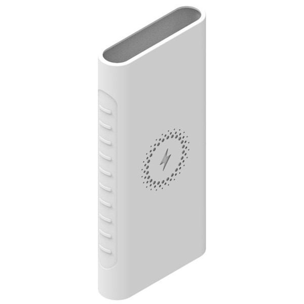 Silikonskydd för Fodral Till xiao mi powerbank 10000mAh PLM11ZM WPB15ZM/PLM13 White