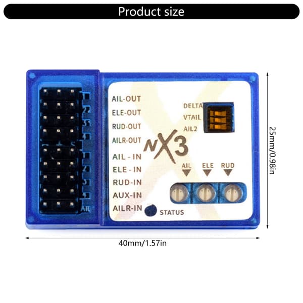 Præcis NX3 Flight Controller Letvægts Med Effektiv Data Feedback Og