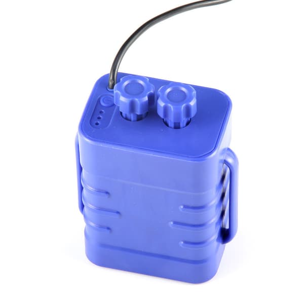 DC 8.4V USB 5V 6x 18650 Batteriopbevaring til etui Boks til cykel LED-lys celle Blue