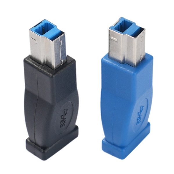 Type C Hun Til USB B Han Adapter USB C Hun til Printer Han Konverter Black Full height baffle