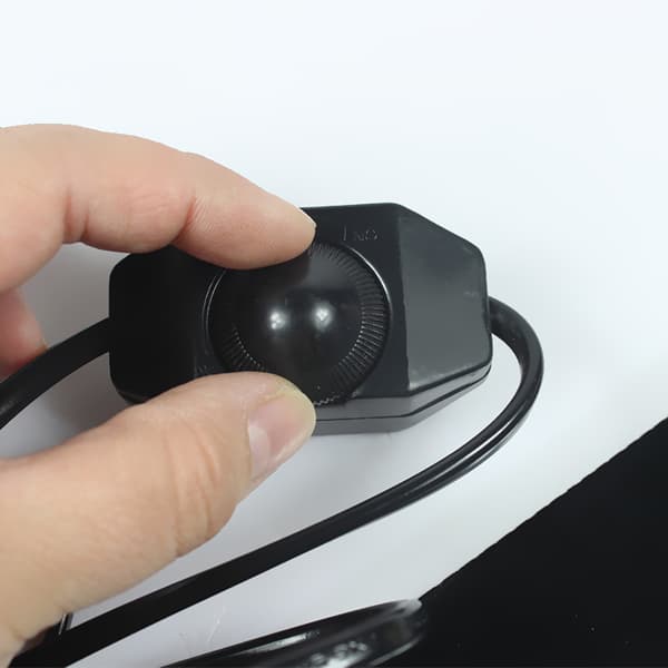 Oppgraderer LED-dimmerbrytere Dimbar LED-lys-bryter Justerbar knapp Black