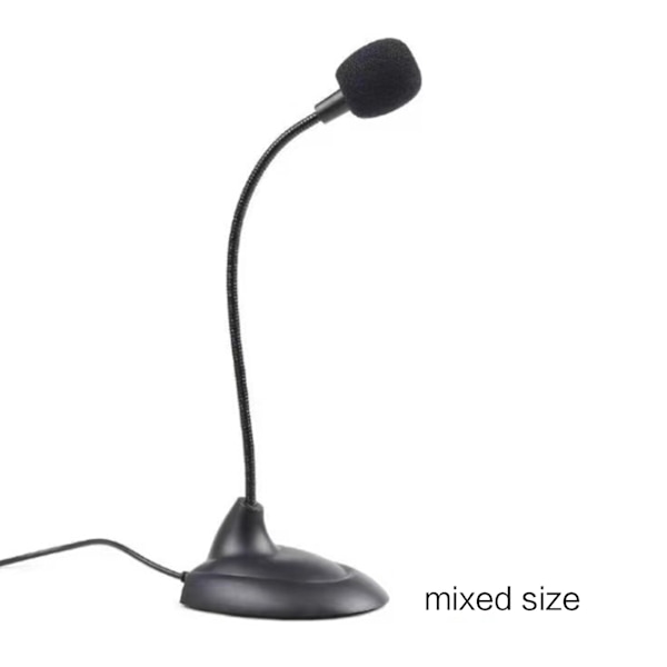 Datormikrofoner 360 Grader Justerbar Svanhalsdesign Mikrofoner Områdesmikrofoninspelning Mic