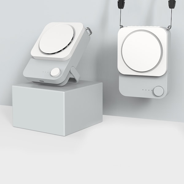 Portabel Halsfläkt Mini USB-laddning Luftkylare Batteridriven Med Snodd