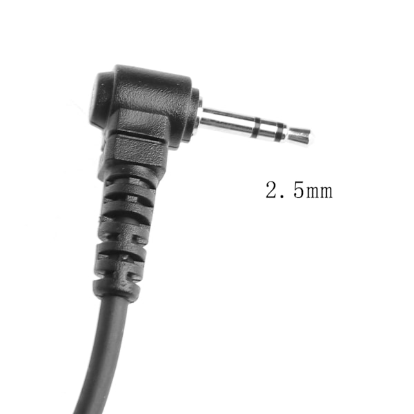 D-typ Hörlursheadset PTT-mikrofon för Talkabout Walkie Talkie 2,5 mm 1-stifts