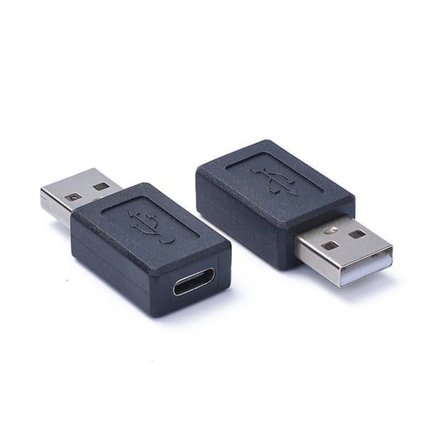 USB C Naaras - USB Uros -sovitin USB C - USB 2.0 -sovitin 480 mbps tiedonsiirto