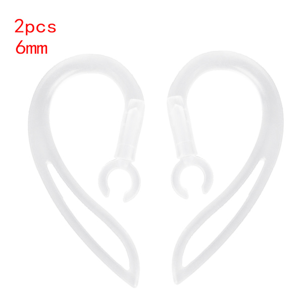 Mini Bluetooth-kompatibla öronsnäckor  Mjukt silikonöronsnäcka  Klämma 1PCS-6mm