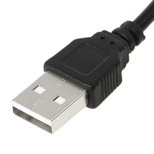 USB 2.0 han til DC 4.0x1.7mm 5 volt DC stik oplader tønde stik strøm