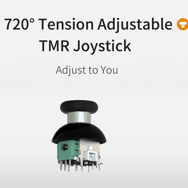 Anti-drift analog stick-modul til controller TMR elektromagnetiske joysticks ergonomisk thumbstick med hætte null - O ne