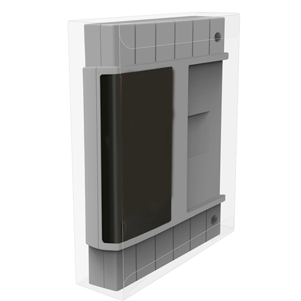 10 st Klar Skyddande Boxfodral Skydd för SNES Spelkassettbox