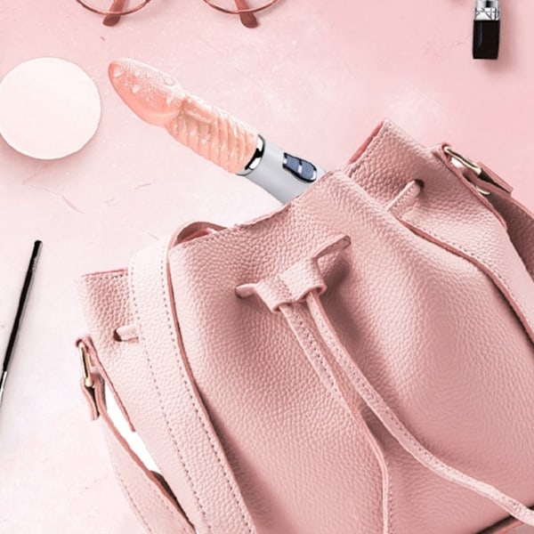 Klitorisstimulerande Vibrator Tunglickande Uppvärmningsleksak med 12 Vibrationslägen & Uppvärmningsfunktion för Kvinnlig Njutning null - Rechargeable 