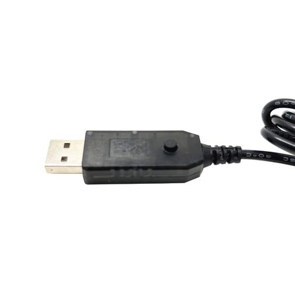 USB til DC9V12V 5.5x2.5mm opladerkabel strømkabeladapter til routere højttalere