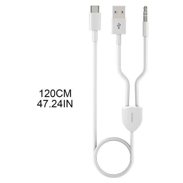 2 i 1 lydopladerkabel egnet til S22/S22 Ultra/S21/S20/Note 20 telefoner
