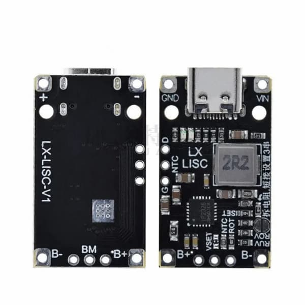 Litiumakun lataus Boost-moduuli Type C USB 2-3S Boost-moduuli tukee nopeaa latausta null - 3S