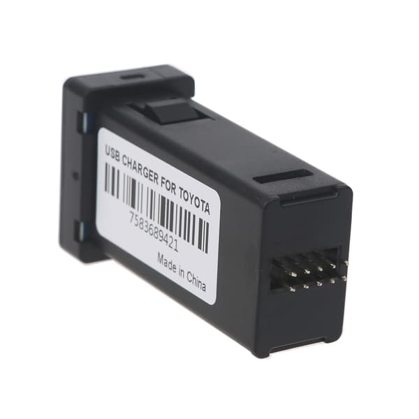 Dobbelt QC3.0 USB-interface-stik Hurtig biloplader til mobiltelefoner LED Red