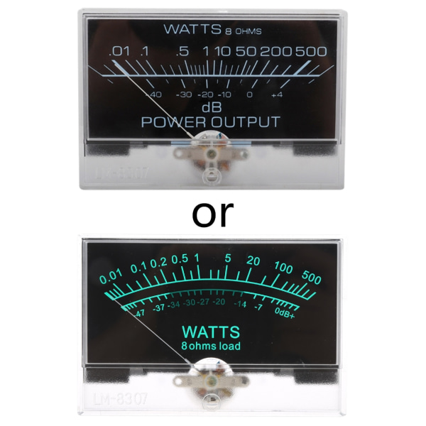 VU Meter Header DB-Level Header Power Nivåmätare med pekratt - för inspelningsstudio hemmabil