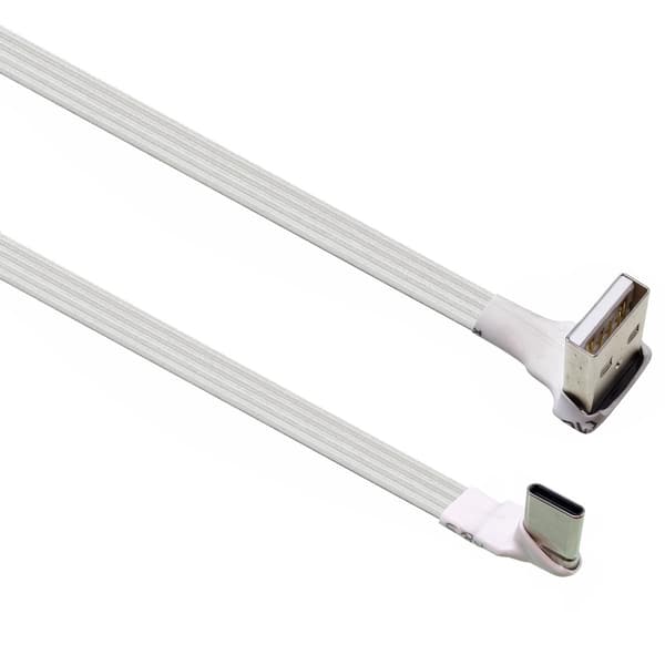 20-300 cm fladt USB 2.0 til Type C opladerkabel 6 længder til flere enheder 2m - AMDO CMZW