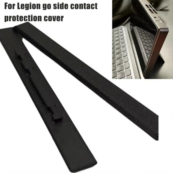 2-pack dammskydd konsolskydd för Legion Go sidokontaktskydd Black