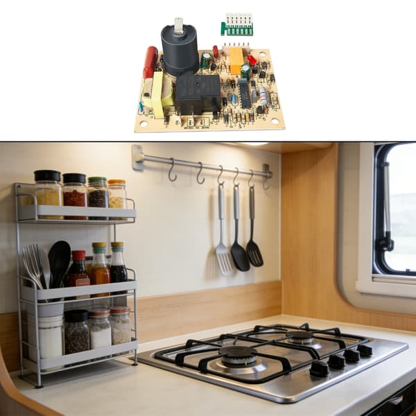 33727 33488 Kontrollmodul för 7920-II Husbilsugn och Varmvattensystem