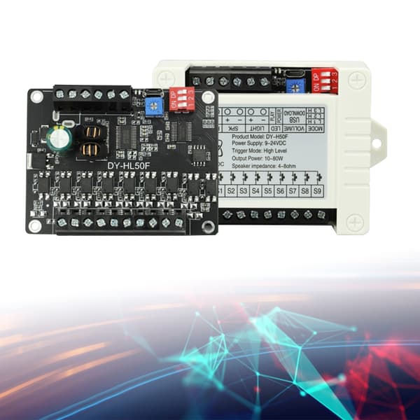HL50F Lydpromptmodul Utløst Industrikvalitet Stemmespiller Broadcast Trigger Modul Høy-Lav null - H50FK