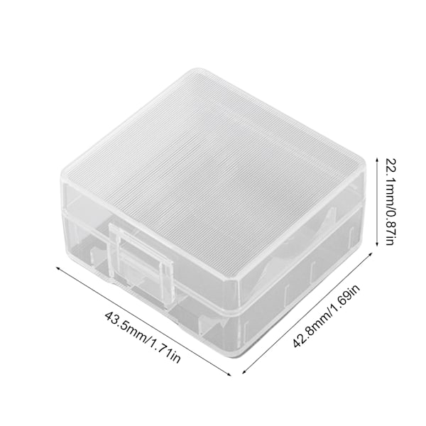 Plastbatterifodral för 18350 Batterilagring Säkerställer Dina Batterier från Kortslutningar Oavsiktligt Dropplåda