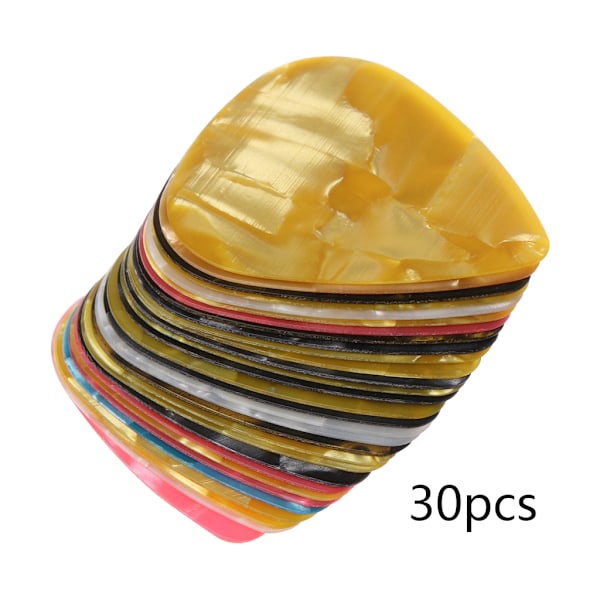 Blandade Färgade Gitarrplock Celluloid Gitarrplock Plectrums Telefon Pry Verktyg