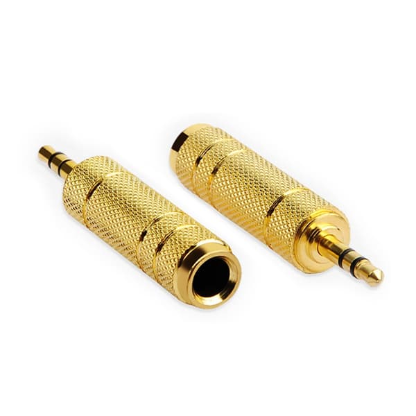 Lydkonvertere 1/8 tomme til 1/4 tomme lydadapter til musikinstrument null - 1pc