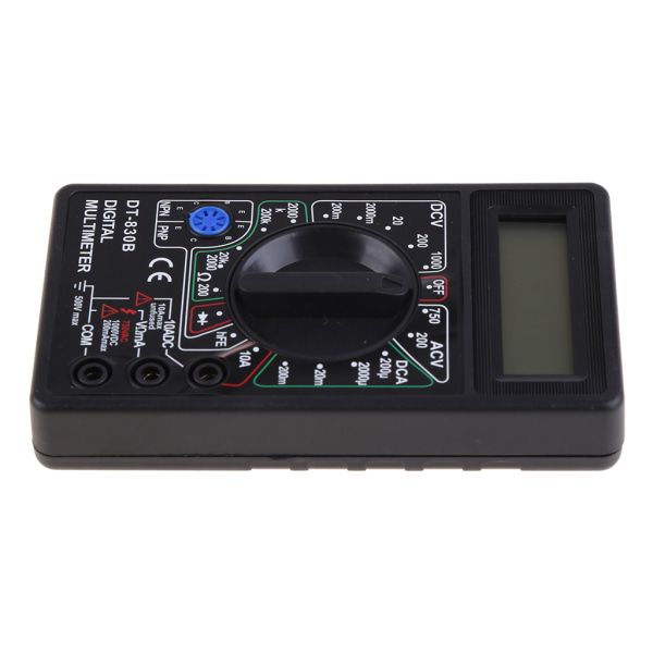 DT-830B Multimeter LCD Auto Range Digital Voltmeter Ohmmeter Volt Tester