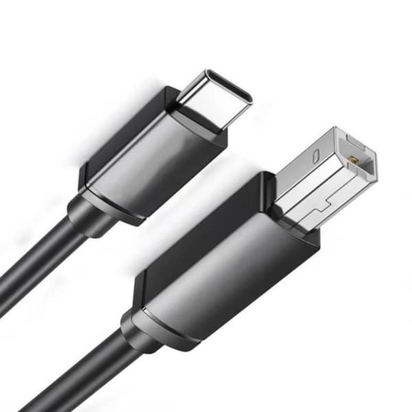 USB Type C til USB2.0 Type B Printerkabel USB til firkantet port Udskrivningsdatakabel 200cm