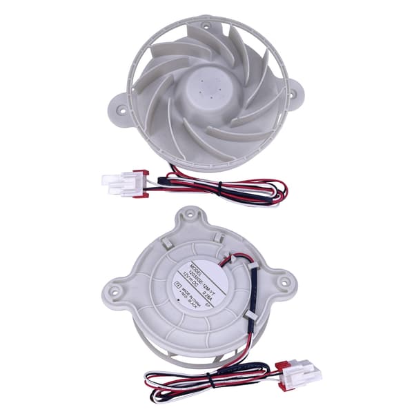 Original Standard Kylskåpsfrys Kylfläktmotor Metallcentrum Stabil Drift Black