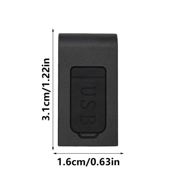 Batteridørhusdeksel Ladeportbeskyttelse for 4K-kamera