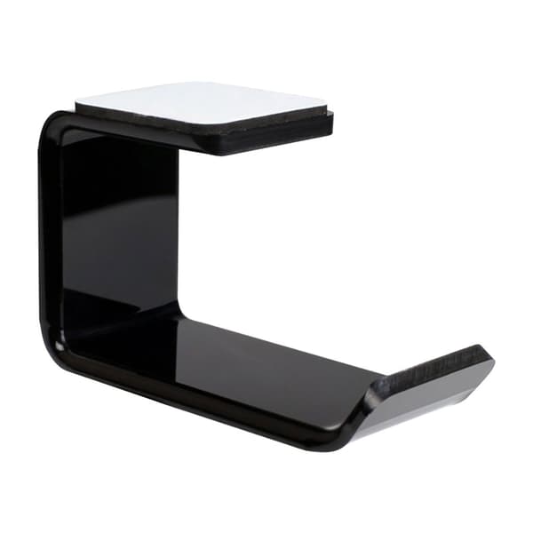 L-formad Dator Headset Ställ Hörlurar Akryl Display Hållare Universal Krok