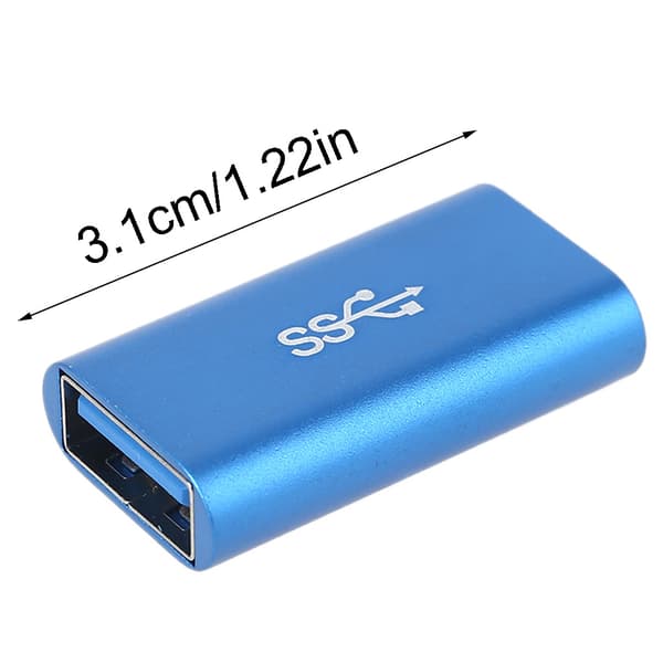 USB 3.0 Hun til Hun Forlængerkabel Kobling Konverter Til Tablets Bærbare Computere Red
