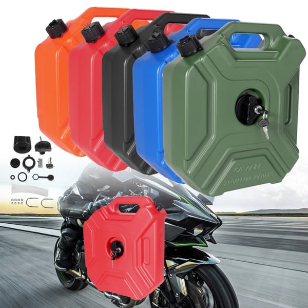 Sidolåda 10L Bränsleförvaring Med Låsbart Lock För Motorcykel ATV Trail Ridings Blue