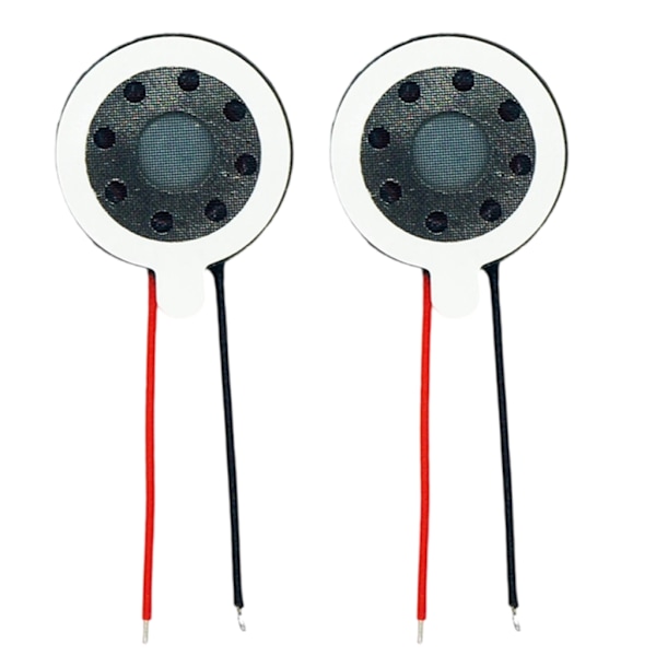 15mm Liten Högtalare, 8Ohm 0.5W, Vattentät med ABS-Skal för Hörbara Tablett Fingeravtryckslås Högtalare