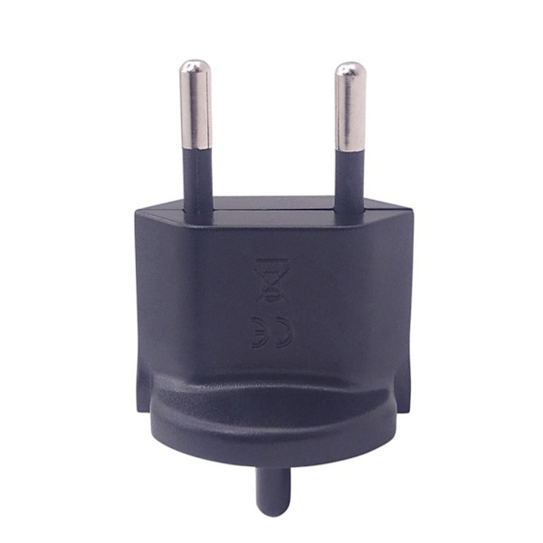 EU-adapter, europeiskt uttag, 3-polig stickpropp, 16A till 10A, 250V, internationell - universell europeisk resekontakt