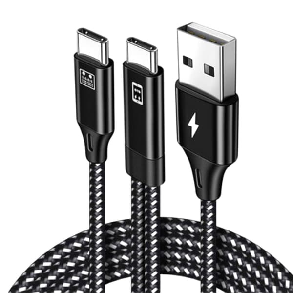 Holdbar Nylon Lydkabel Til Aiken Sonran SO8 Smartphones Tablets Ledning