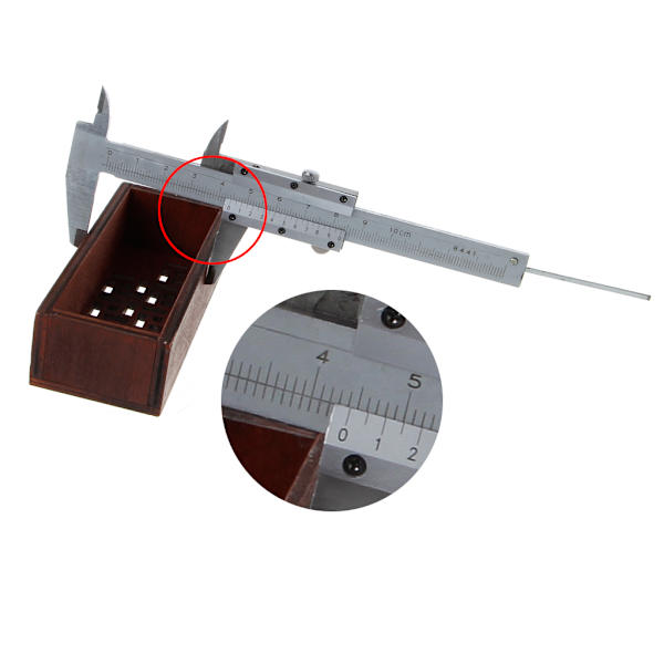 Mini Skjutmått 0-100mm Mätverktyg Fickformat Rostfritt Stål Metrisk
