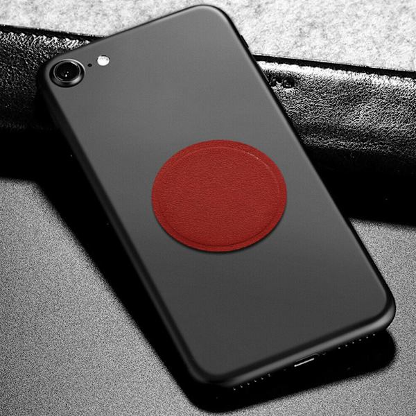 Universell magnetisk disk i metall, stativtillbehör för telefon, självhäftande Black