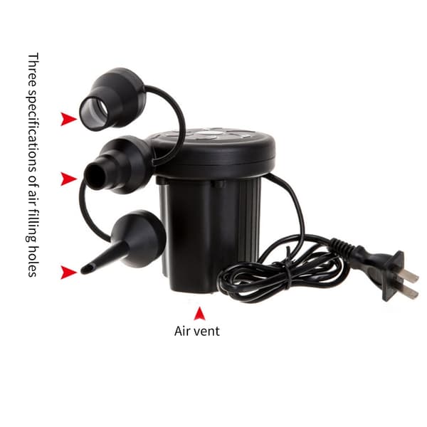 Miniluftpump för luftmadrass, liggunderlag, simringar, camping, utomhus, bärbar UK