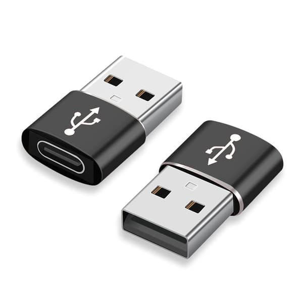 Aluminium TYPE C til USB OTG-konvertere Strøm og Data USB til USB C-adapter Red