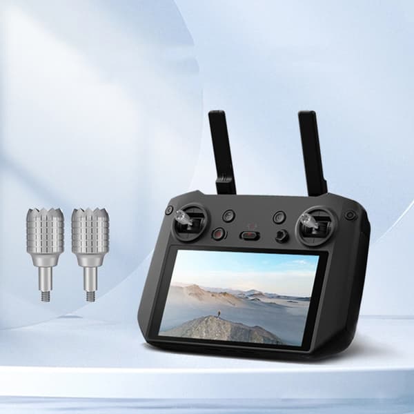 2 stk./sæt udskiftningspinde til Mini 4 professionelle controllere skridsikkert greb Black RC RC 2