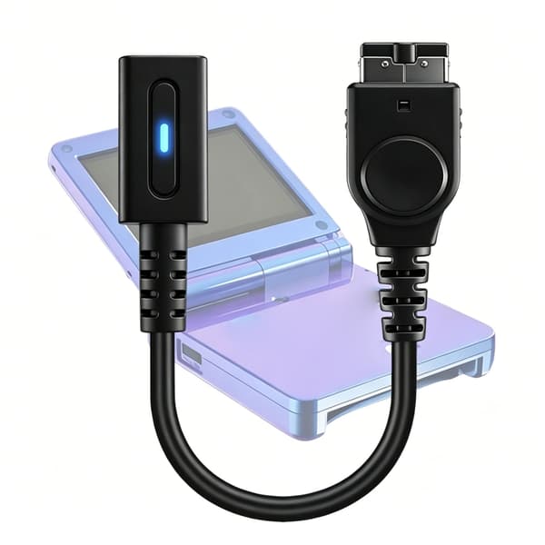 USB Typ C Laddningskabel för Advance SP Spelenheter och Original Spelkonsoler Underhållningsströmkabel